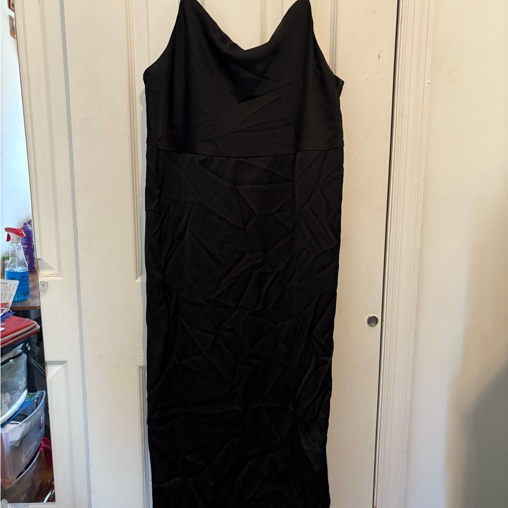 Old Navy Black Slip Dress